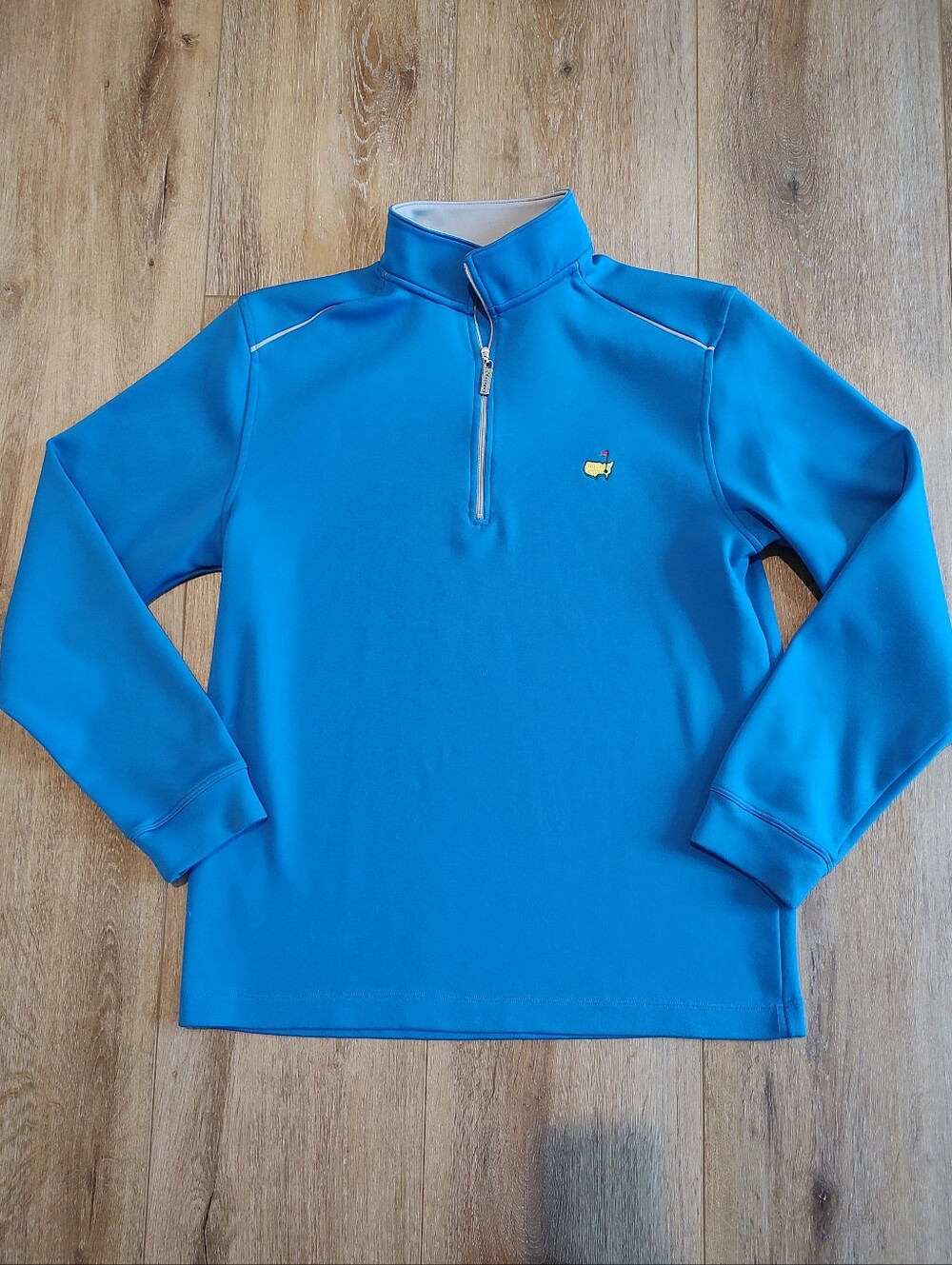 Masters Tech Performance Golf  Quarter Zip Golf Pullover Augusta National Logo M